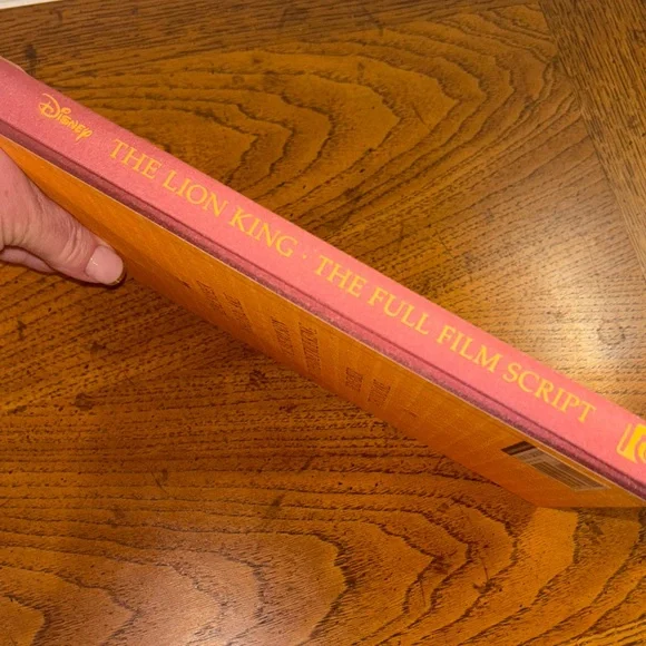 Rare Disney The Lion King The Full Film Script Hardcover Book - Picture 4 of 13